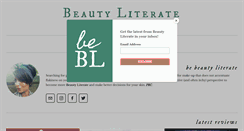Desktop Screenshot of beautyliterate.com